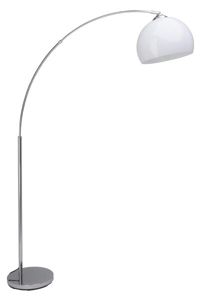 Brilliant - Подова лампа VESSA 1xE27/60W/230V лъскав хром/бяла
