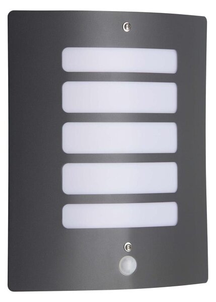 Brilliant - Външно осветително тяло със сензор TODD 1xE27/60W/230V IP44 антрацит