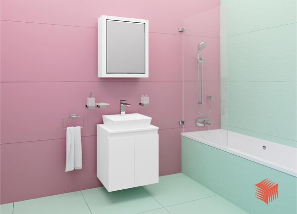 Комплект PVC мебели за баня Бети/Ира 50 - Висота