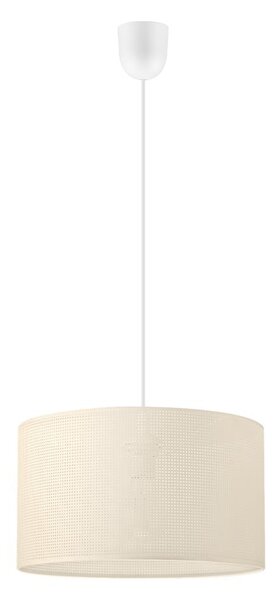 Полилей на кабел SIRJA PLISADO 1xE27/15W/230V Ø 35 см кремав