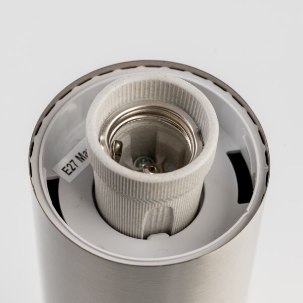 BRILAGI - Външна лампа ELIA 1xE27/20W/230V IP44 100 см матов хром