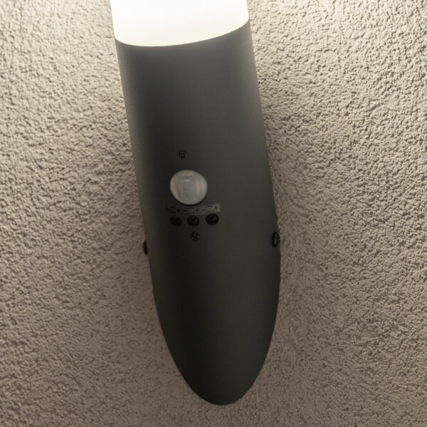BRILAGI - Външна стенна лампа с датчик за движение ELIA 1xE27/20W/230V IP44 антрацит