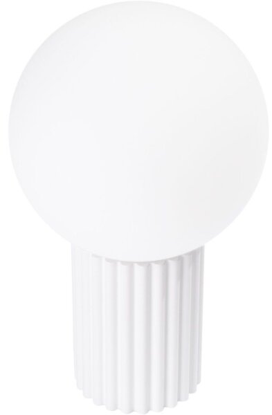 Sollux SL.1711 - Настолна лампа HALO 1xG9/8W/230V Ø 12 см бял