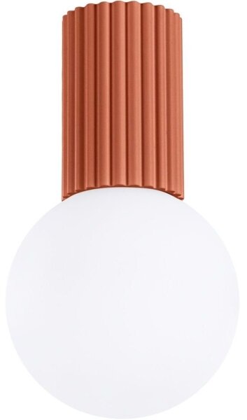 Sollux SL.1728 - Плафон за баня HALO 1xG9/8W/230V IP44 оранжев