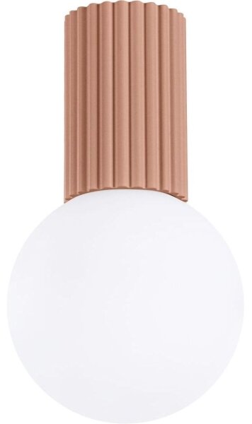 Sollux SL.1733 - Плафон за баня HALO 1xG9/8W/230V IP44 кафяв