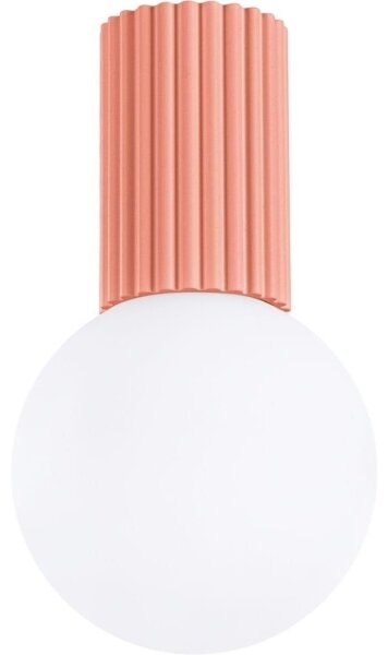 Sollux SL.1753 - Плафон за баня HALO 1xG9/8W/230V IP44 розов