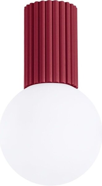 Sollux SL.1748 - Плафон за баня HALO 1xG9/8W/230V IP44 червен
