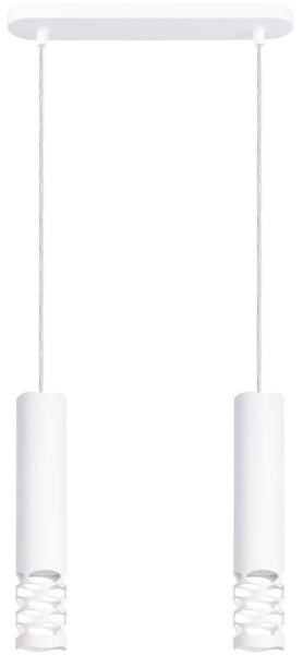 Sollux SL.1692 - Пендел LIRO 2xGU10/10W/230V бял