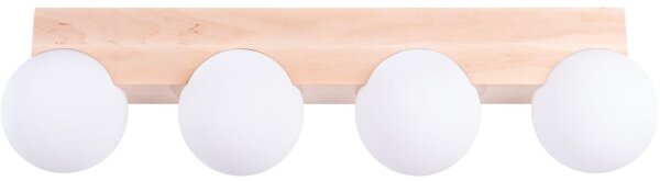 Sollux SL.1685 - Плафон BULBO 4xG9/8W/230V бук/бял