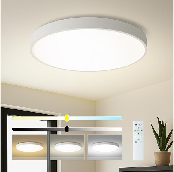 Brilagi - Димируемо LED осветително тяло POOL SMART 100W/230V Ø 80 cm Wi-Fi Tuya, бяло, с дистанционно управление