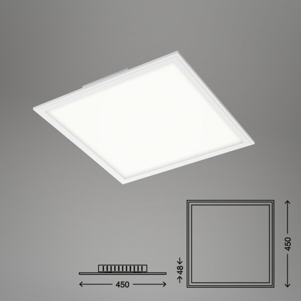 Briloner 7179-016 - LED Димируем плафон PIATTO LED/24W/230V + д.у