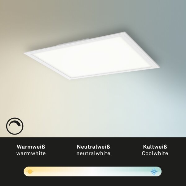Briloner 7179-016 - LED Димируем плафон PIATTO LED/24W/230V + д.у