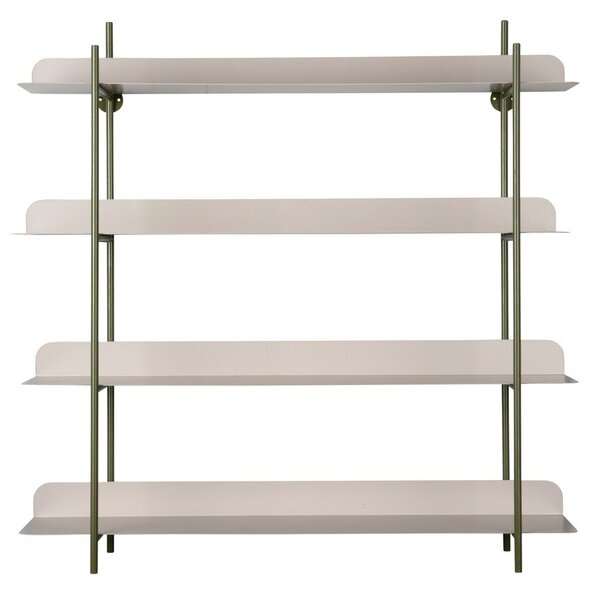 Зелен/сив на няколко нива метален стенен рафт 60 cm Reina Cuatro – PT LIVING
