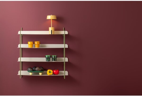 Зелен/сив на няколко нива метален стенен рафт 60 cm Reina Cuatro – PT LIVING