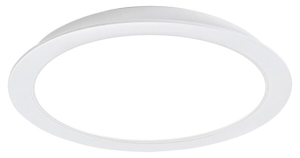 3166 Shaun, вградена пластмасова кръгла лампа за таван, бяла, LED 24W 2400lm 4000K, D220mm, H26mm