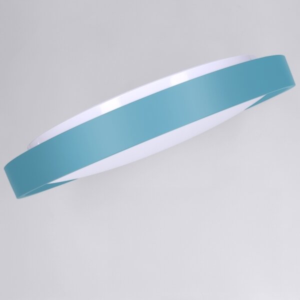 Brilagi-LED Димируемо осветително тяло MATTEO LED/48W/230V 3000–6500K Ø 41 см тюркоаз + дистанционно управление