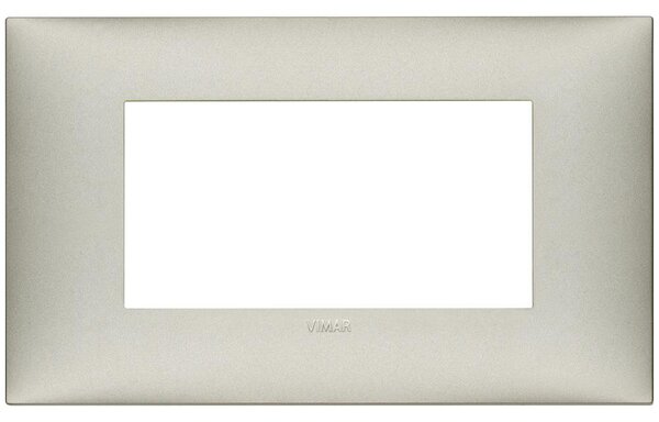 VIMAR 09674.22 Декоративна рамка 4M за 4M конзола, технополимер, Никел мат, NEVE UP