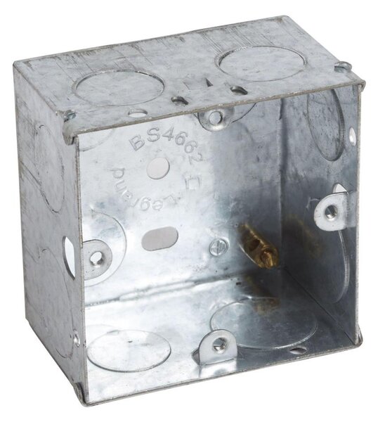 Legrand 089117 Конзола за бойлерен ключ Belanko, СМ, метална, 86х86 мм, дълб. 48 мм, - БТ16