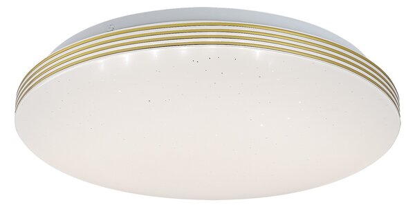 Rabalux Toma, плафон, златиста метална лампа, 18W, с абажур: 1440, без абажур: 1800, 4000, D34cm, H8cm, IP44, Клас G 75057
