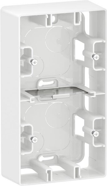 Legrand Конзола двойна за открит монтаж цвят Бял Niloe New NP162WH