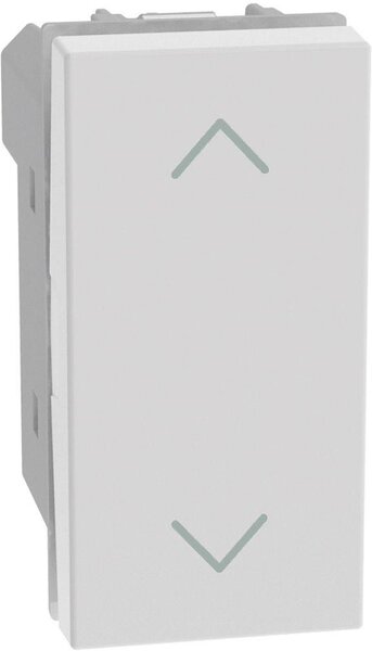 Bticino Ключ за щори 1 мод. цвят Бял Light Now Bticino YW4027N