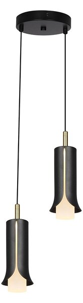 Ideal lux ® Аплик | CIMA AP1 NERO | E27 max 1 x 52W | IP43 - 024134