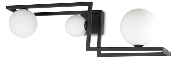 Ideal lux ® Плафон | ANGOLO PL3 NERO | G9 max 3 x 28W | IP20 - 284286