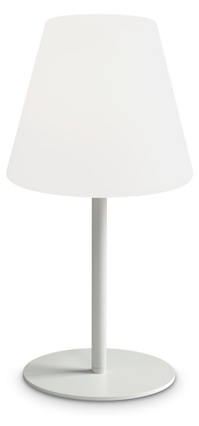 Ideal lux ® Настолна лампа | ARCADIA TL1 BIANCO | E27 max 1 x 42W | IP44 - 365756