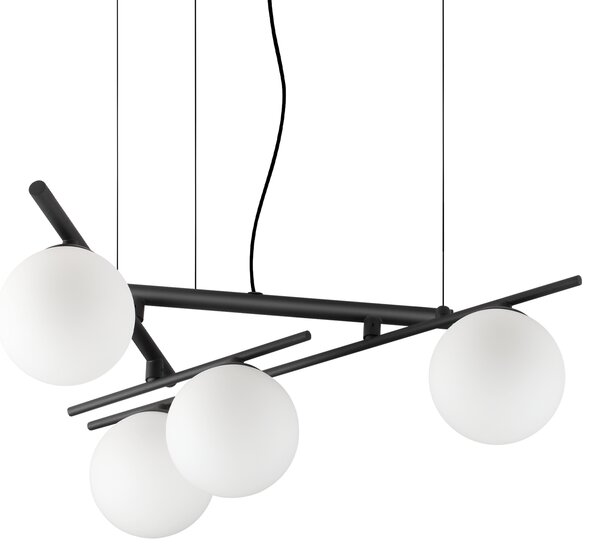 Ideal lux ® Полилей | ATLAS SP4 NERO | G9 max 4 x 4W | IP20 - 365091