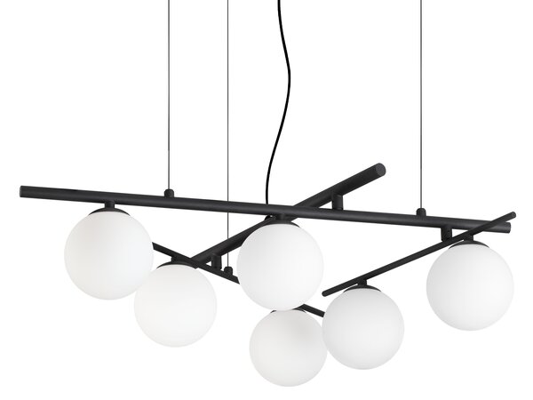 Ideal lux ® Полилей | ATLAS SP6 NERO | G9 max 6 x 4W | IP20 - 365114