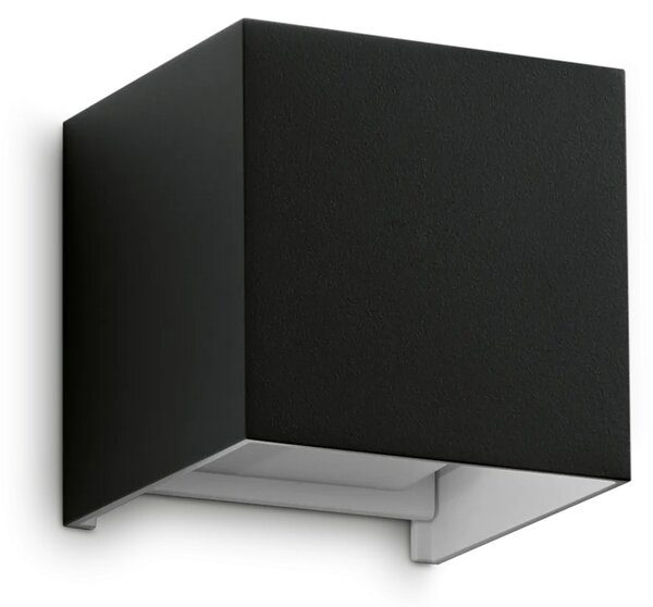 Ideal lux ® Аплик | ATOM AP D10 NERO 3000K | 12W | IP54 - 313450
