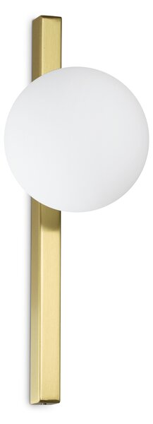 Ideal lux ® Аплик | BINOMIO AP1 OTTONE | G9 max 1 x 4W | IP20 - 311319