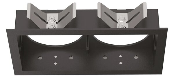 Ideal lux ® Рамка за LED луна | BENTO CORNICE RETTANGOLARE DOPPIA NERO | - 280233