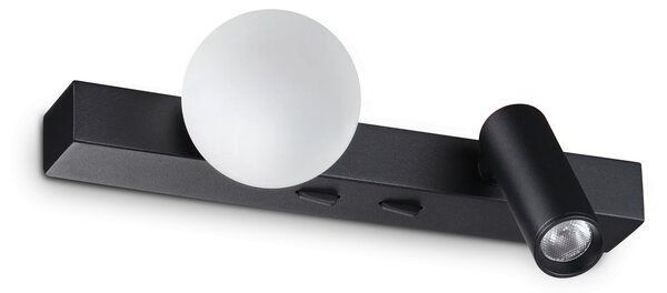 Ideal lux ® Аплик | BINOMIO LED AP NERO | LED 6W | IP20 - 336664