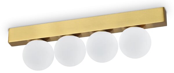 Ideal lux ® Плафон | BINOMIO LED PL4 OTTONE | LED 12W | IP20 - 328249