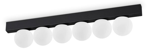 Ideal lux ® Плафон | BINOMIO LED PL6 NERO | LED 18W | IP20 - 313290