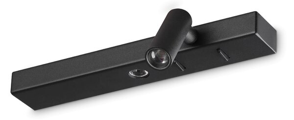 Ideal lux ® Аплик | BONNE NUIT-2 AP NERO | LED 6,5W | IP20 - 336817