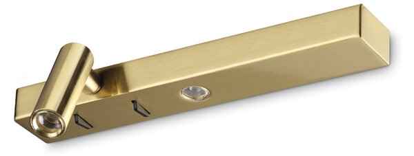 Ideal lux ® Аплик | BONNE NUIT-1 AP OTTONE | LED 6,5W | IP20 - 336800