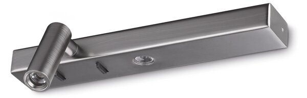 Ideal lux ® Аплик | BONNE NUIT-1 AP NICKEL | LED 6,5W | IP20 - 336770