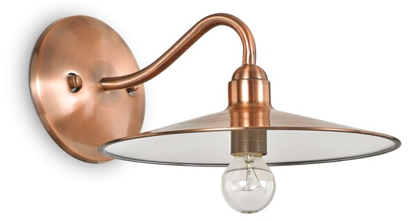 Ideal lux ® Аплик | CANTINA AP1 RAME | E14 max 1 x 40W | IP20 - 112695