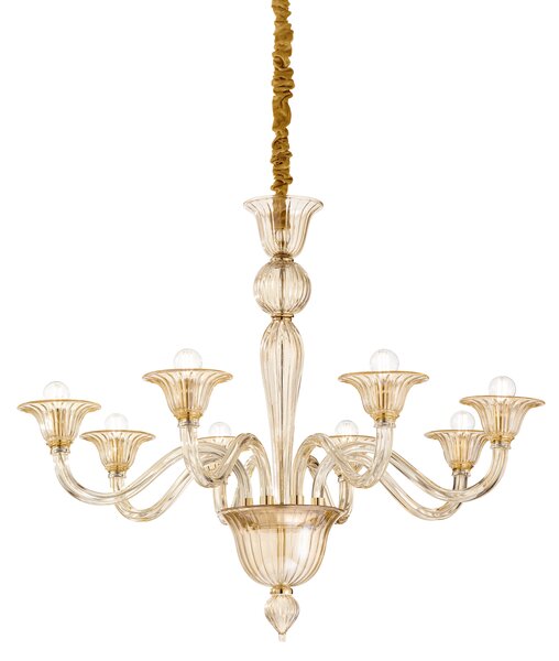 Ideal lux ® Полилей | BRIGITTA SP8 AMBRA | E14 max 8 x 40W | IP20 - 199412