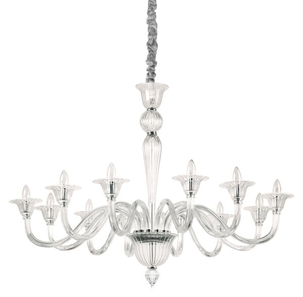 Ideal lux ® Полилей | BRIGITTA SP12 TRASPARENTE | E14 max 12 x 40W | IP20 - 199375