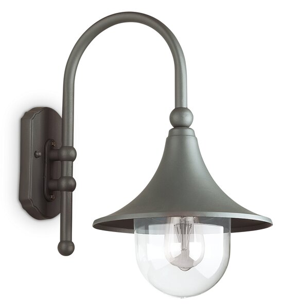 Ideal lux ® Аплик | CIMA AP1 ANTRACITE | E27 max 1 x 52W | IP43 - 246819