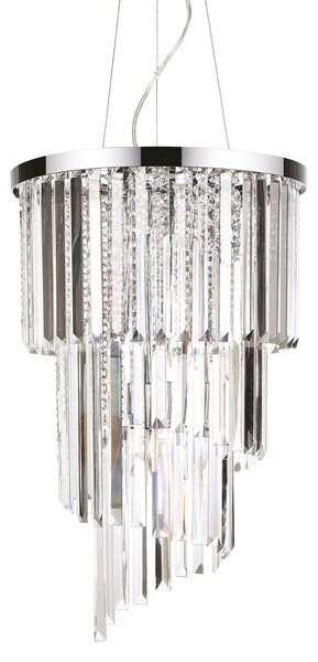 Ideal lux ® Полилей | CARLTON SP8 CROMO | E14 max 8 x 40W | IP20 - 117737