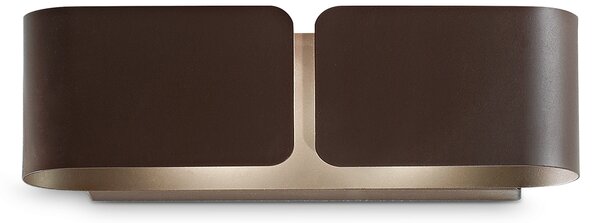 Ideal lux ® Аплик | CLIP AP2 SMALL COFFEE | E27 max 2 x 60W | IP20 - 187365