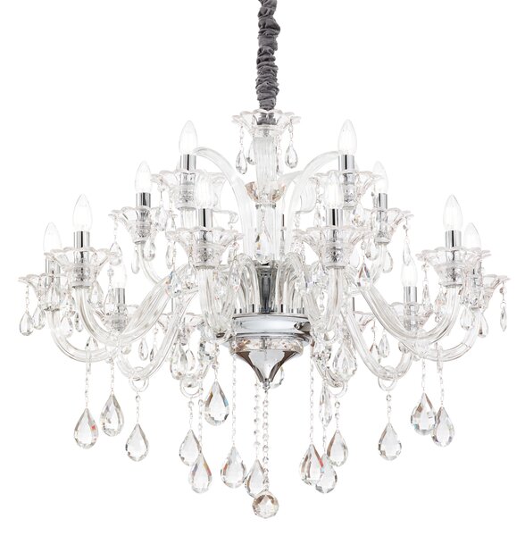 Ideal lux ® Полилей | COLOSSAL SP15 TRASPARENTE | E14 max 15 x 40W | IP20 - 114170