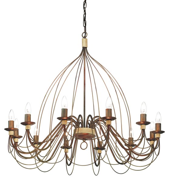 Ideal lux ® Полилей | CORTE SP12 RUGGINE | E14 max 12 x 40W | IP20 - 097671