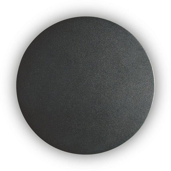 Ideal lux ® Аплик | COVER AP D15 ROUND NERO | LED 9,5W | IP20 - 195742