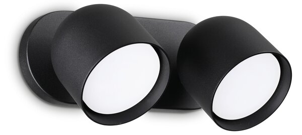 Ideal lux ® Аплик | DODO AP2 NERO | GX53 max 2 x 15W | IP20 - 327938