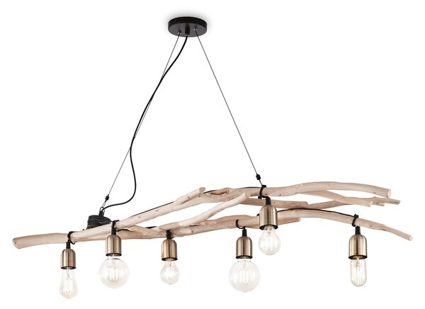 Ideal lux ® Полилей | DRIFTWOOD SP6 | E27 max 6 x 60W | IP20 - 180922